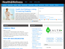 Tablet Screenshot of healthwellnessdigest.com